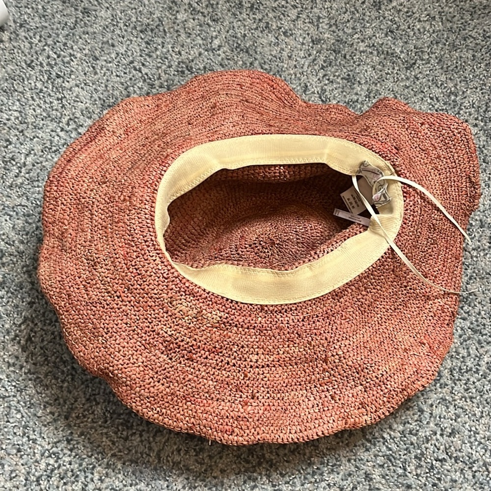 Free People Pink Woven Hat - Picture 6 of 8